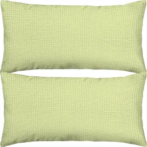 Чехол на подушку "Wertingen", 2 шт., яблочно-зеленый, 40x80 см Erwin Müller