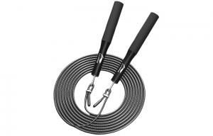 Фитнес-тренировка неучтенная скакалка kids PU+Steel Wire Rope, сплав контроллер длина шнура 3m LINING, серый