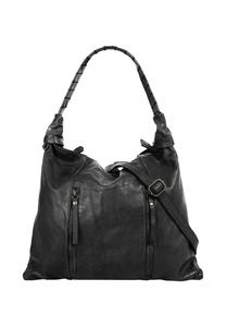 Шопер, натуральная кожа, сделано в Италии Samantha Look, черный