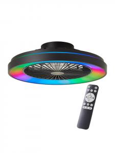 Светодиодный потолочный светильник с вентилятором - регулировка яркости, RGB и CCT свет, Ø 48,5 см Brilliant