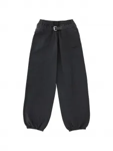 Спортивные брюки с пряжками Alexander Wang, черный