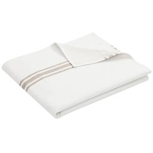 Пляжное полотенце, 100% хлопок Zollner, белый