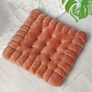 Удобная подушка для сиденья 360Home для украшения дома, офиса, квадратная подушка для сиденья, коричневая