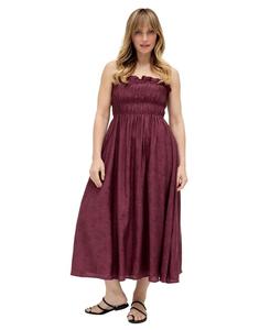 Женское мини-платье Marie с жаккардовым узором по всей поверхности Raffya, Burgundy