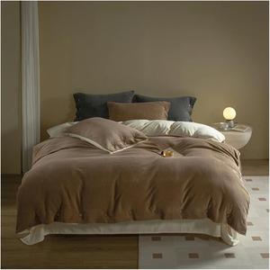 YIZUFU Комплект постельного белья вельветовый зимний