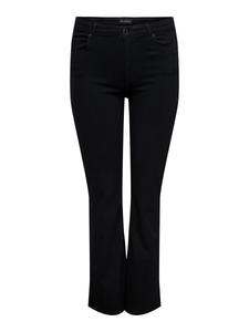 Расклешенные джинсы ONLY Carmakoma CARWilly, Black Denim
