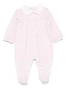 Elisabetta Franchi La Mia Bambina пижама с вышитым логотипом, розовый