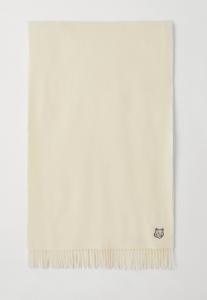 Шарф Maison Kitsuné BOLD FOX HEAD SCARF UNISEX, Paper/White