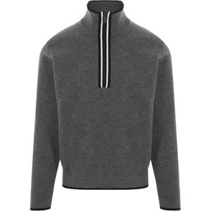 Milano стеганая молния свитер THOM BROWNE, серый