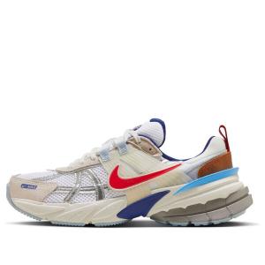 Кроссовки v2k run 'metallic silver gym red deep royal blue' Nike, серебряный