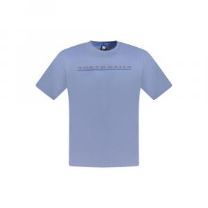 Синяя хлопковая мужская футболка North Sails