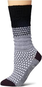 Повседневные носки Popcorn Cable Crew Smartwool, черный