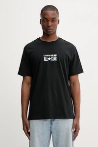 Хлопковая футболка Converse, черный