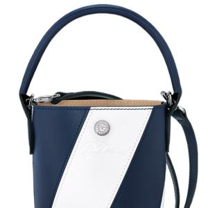 Сумка-ведро из телячьей кожи Épure, миниатюрная женская сумка через плечо LONGCHAMP