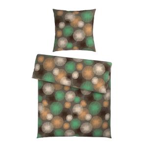 Постельное белье из атласа, 155x220 см, зеленое, хлопковое Esposa, зеленый