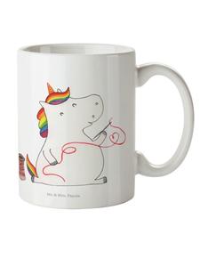 Детская кружка единорог швея без слов в белом цвете Mr. & Mrs. Panda