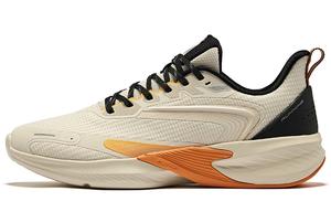 Амортизирующие дышащие низкие кроссовки мужские теплый лен черный металлик Erke, теплый лен черный