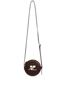 Courrèges сумка Reedition Small Circle, коричневый