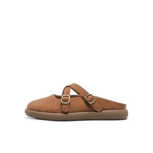 Мюли женские с закрытым носком женские Daphne, коричневый