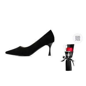 Туфли на высоком каблуке женские черные Daphne