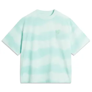 Li-Ning Sports Trendy Collection футболка женская Cooling Green Fairy Fruit Green All Over Print с круглым вырезом умеренно прямого кроя