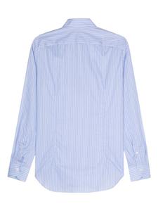Canali полосатая рубашка, синий