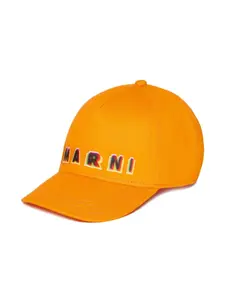 Кепка с логотипом Marni Kids, оранжевый