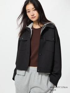 Свободная куртка из джерси Uniqlo, 09 black