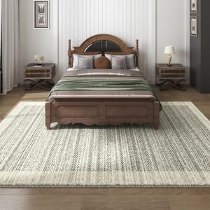 AOVOC Ковер 140х200 см для спальни/гостиной в винтажном европейском стиле, не скользящий