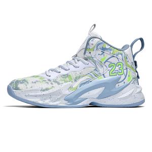 Wooden Rabbit Скользоустойчивые баскетбольные кроссовки мид-топ унисекс бело-зеленые, цвет White Green