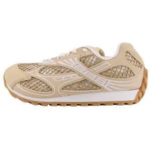 Bottega Veneta Женские низкие повседневные кроссовки Orbit, цвет экрю