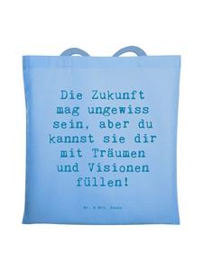 Mr. & Mrs. Panda Сумка с надписью «Неопределенность планирования на будущее» Энн... небесно-голубого цвета