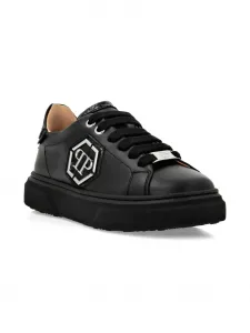 Кеды с логотипом Hexagon Philipp Plein Junior, черный