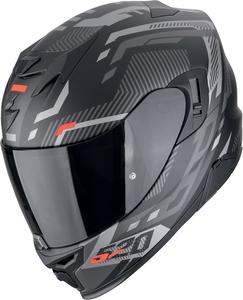 Шлем Scorpion exo-520 evo air ranka, Black Matt/Grey/Red