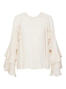 Блуза SEIDENSTICKER July Drop 252, от белого