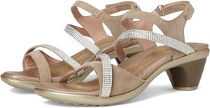 Туфли Naot Innovate, цвет Almond Suede/Clear Rhinestones