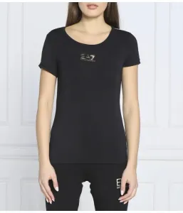 Футболка regular fit Ea7, черный