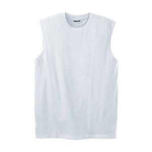 Мужская легкая безусадочная футболка Kingsize Big & Tall с мышцами KingSize, белый