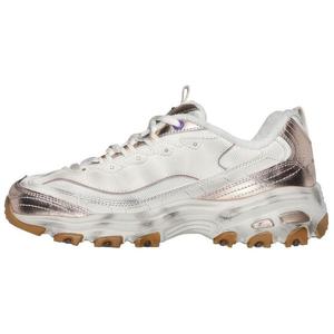 Кроссовки Skechers DLITES Chunky Sneakers Women's Low-top Natural Color Gold, золотой