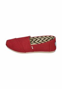 Слипоны TOMS, темно-красный