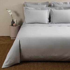 Пододеяльник Frette Doppio Ajour из сатина 265x230, серый