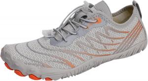 Босоногие кроссовки для походов для женщин и мужчин, быстро сохнущие, водонепроницаемые, противоскользящие, заземляющие, для бега, здоровые спортивные кроссовки, легкие, для пляжа, плавания и активного отдыха на улице Generic, Grey