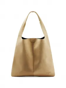 Замшевая сумка на плечо Patrizia Pepe, бежевый