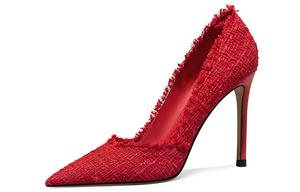 Тонкие туфли на высоком каблуке для женщин Lily Wei, красный