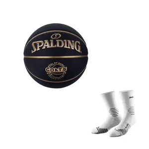 SPALDING GOATS Training Series баскетбольный мяч black gold, отличное ощущение в руке размер 7 тренировочный унисекс Китай