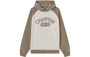 Толстовка Unisex Hooded Moderate Regular Champion, хаки patchwork
