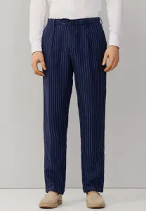 Брюки в полоску на шнуровке Hackett London, Naval Blue