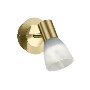 Светильник TRIO Leuchten LED настенный E14 Trio Leuchten, Messingfarben