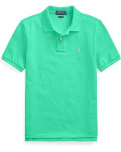 Поло Polo Ralph Lauren Kids Cotton Mesh Polo Shirt, цвет Sunset Green