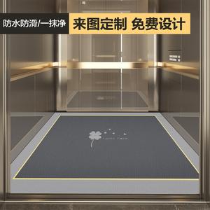 Budis Ковер 100х100 см для лифта, кожаный ПВХ, моющийся и влагостойкий, с местом для логотипа